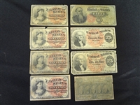 (8)Pieces of Fractional Currency