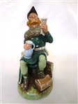 (4) Royal Doulton Figurines: Robin Hood, Michael Doulton, Statesman, Town Crier