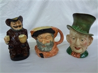 (3) Royal Doulton, Beswick Large Character Mugs