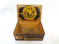 Masons Blacking Challenge Advertising Wood Box