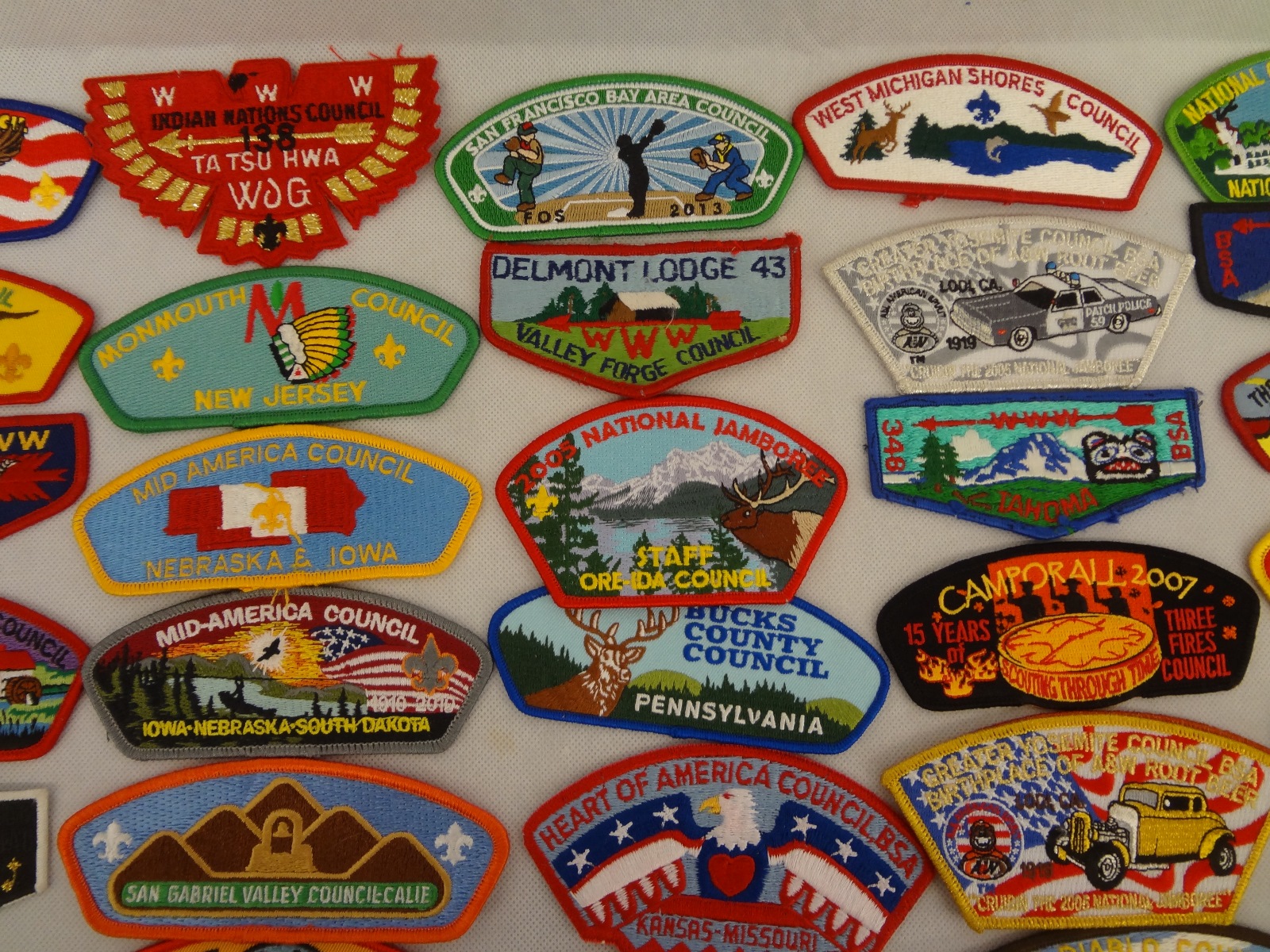 Lot Detail - (73) Boy Scout Council Patches