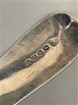 William Eley and William Fearn London 1797 Sterling Silver Fiddle Back Serving Spoon