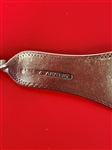 (4) Coin Silver Flatware Pieces; H.I. Sawyer, Seib and Ankeny, J.H. Potts, Cornelius A. Burr: 