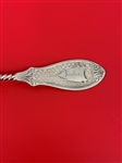 Lewis Ladomos 1850's Philadelphia Coin Silver Sugar Spoon Twist Handle