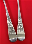 (2) George III Thomas Shepherd 1800 Berry Serving Spoons