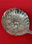 Kirk and Son Repousse Large Round Berry Serving Spoon With Fluted Bowl