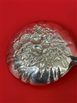 Kirk and Son Repousse Large Round Berry Serving Spoon With Fluted Bowl
