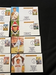(13) Legends of Baseball FDC's