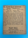 1941 Playball Floyd Ellis Arky Vaughan #10