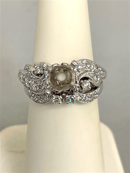 Platinum and Diamond Wedding Ring Set