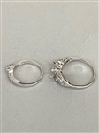 Platinum and Diamond Wedding Ring Set