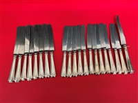 (21) Durgin Colfax and Fairfax 1922 Sterling Silver Handled Knives