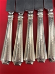(21) Durgin Colfax and Fairfax 1922 Sterling Silver Handled Knives