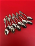 (10) 1847 Rogers X Triple Silver Plate "Grape" Pattern