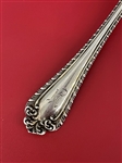 Alvin Sterling Silver Cold Meat Fork Melrose Pattern