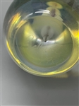 (2) Glass Paperweights Including Eickholt Egg