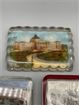 (5) Paperweight Souvenir Blocks