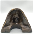 Cast Iron Bronze Native American Chief Book Ends c. 1920's