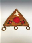Native American Birch Bark and Porcupine Quill Pin Cushion Tray