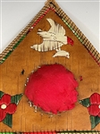 Native American Birch Bark and Porcupine Quill Pin Cushion Tray