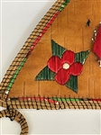 Native American Birch Bark and Porcupine Quill Pin Cushion Tray