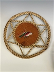 (3) Round Native American Birch Bark and Porcupine Quill Trays