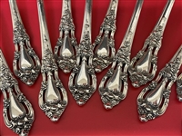(18) Lunt Eloquence Sterling Silver Teaspoons