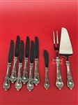 (9) Lunt "Eloquence" Sterling Silver Pieces