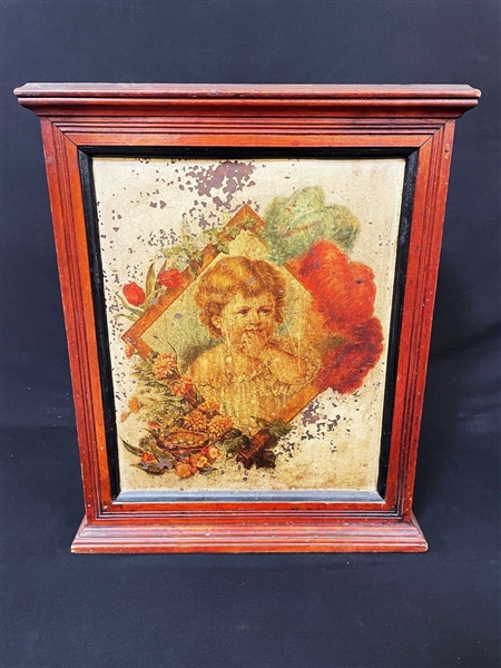 Early Advertising Medicine/Grocery Store Cabinet