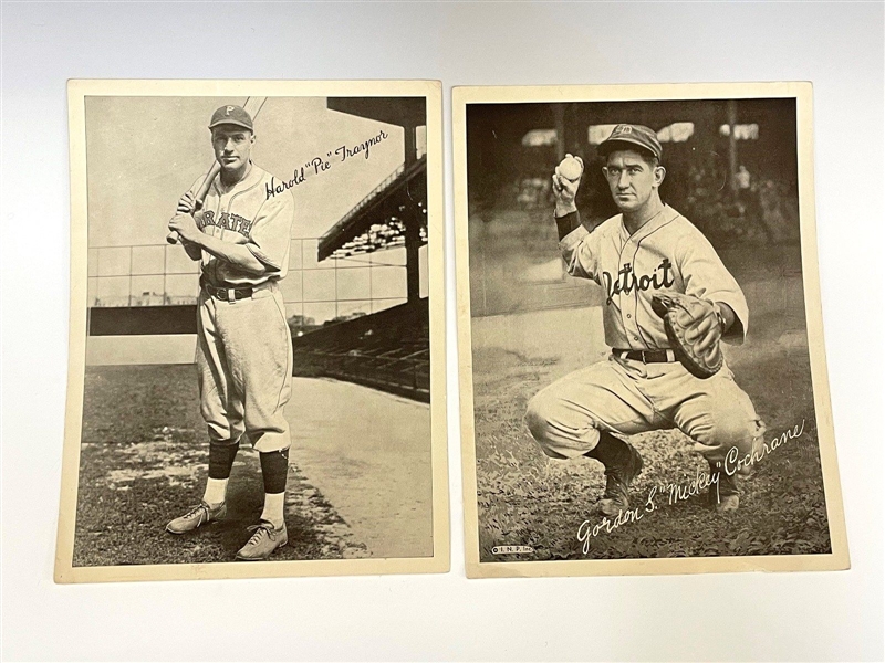 (2) 1936 R311 Glossy Premiums Cochrane and Traynor National Chicle Company