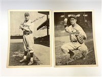(2) 1936 R311 Glossy Premiums Cochrane and Traynor National Chicle Company