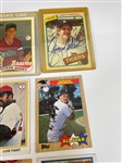 (15) Autographed Baseball Trading Cards No COA's