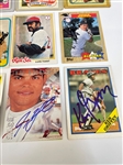 (15) Autographed Baseball Trading Cards No COA's