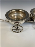 E.B. Rogers Silver Plate Wine Cart