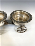 E.B. Rogers Silver Plate Wine Cart