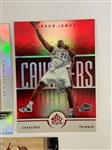 (5) Lebron James Basketball Cards