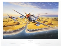 Michael Short Signed Military Lithograph "The Eyes of Eagles"