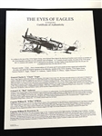 Michael Short Signed Military Lithograph The Eyes of Eagles