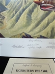 Michael Short Signed Military Lithograph: Tigers Turn the Tide