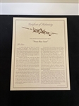 Ross Buckland Signed Military Lithograph Front Row Seats