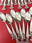 (72) Piece Wallace Sterling Silver Flatware Set Romance of the Seas 