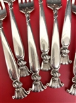 (72) Piece Wallace Sterling Silver Flatware Set Romance of the Seas 