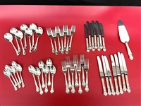 Birks Sterling Silver Flatware Set "Chantilly" Pattern
