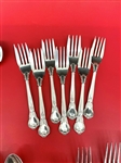 Birks Sterling Silver Flatware Set Chantilly Pattern