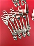 (88) Piece Lunt Sterling Silver Flatware Set Eloquence