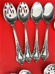 (88) Piece Lunt Sterling Silver Flatware Set Eloquence