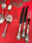 (88) Piece Lunt Sterling Silver Flatware Set Eloquence