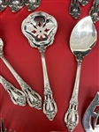 (88) Piece Lunt Sterling Silver Flatware Set Eloquence