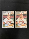 (2) Billy Ripken "F" Error Cards