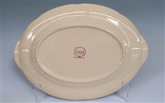 Franciscan Earthenware Apple Serving Platter and Bowl